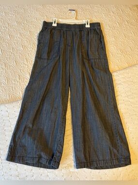 Cropped Wide Leg Pants